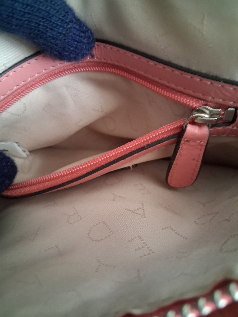 RADLEY LONDON Coral-Pink Leather Crossbody Bag - Picture 13 of 16
